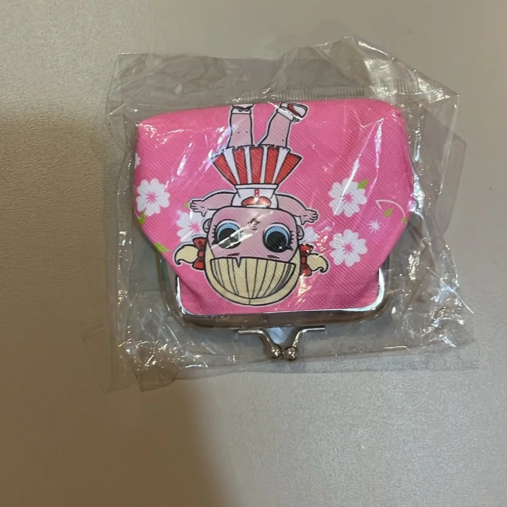 Pink Cartoon Coin Purse New